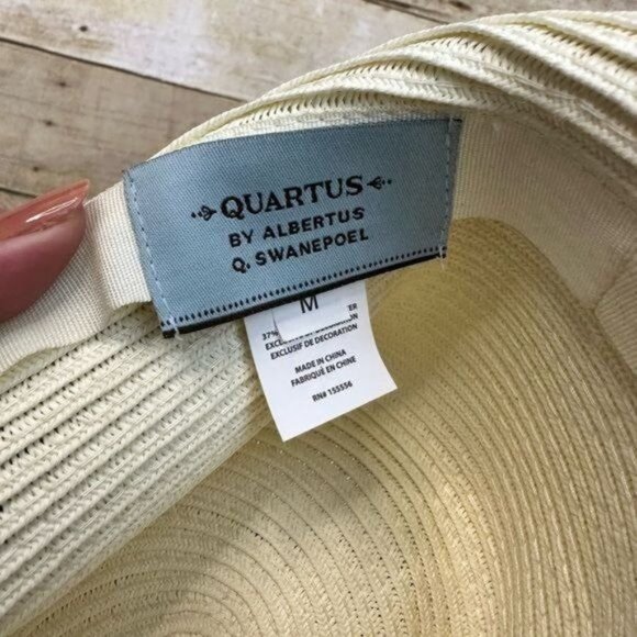 Quartus by Albertus Q. Swanepoel Men’s Fedora in Natural - Picture 4 of 6